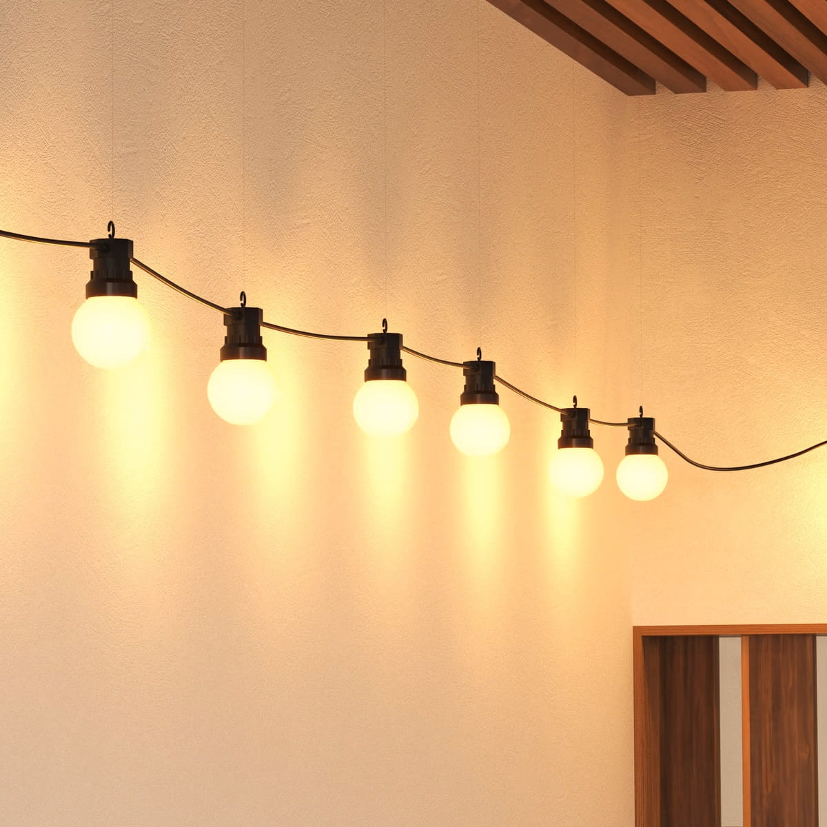 girlanda solarna, natural home decor