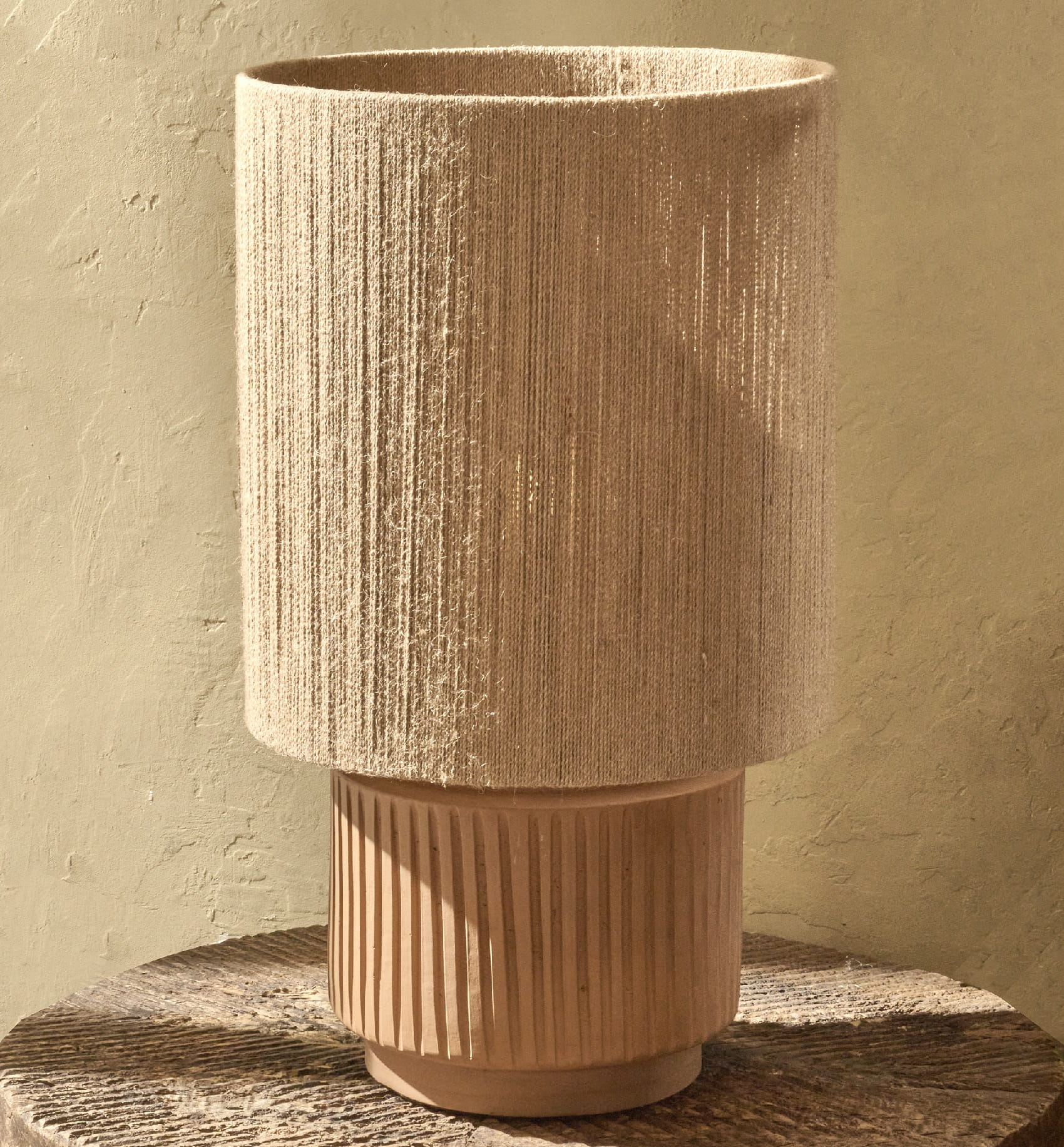 lampy stołowe do salonu, Cordoba Pomax, Natural Home Decor