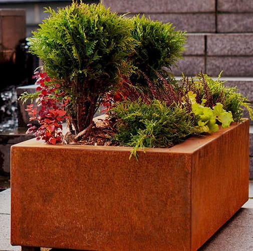 donica ze stali corten, Natural Home Decor