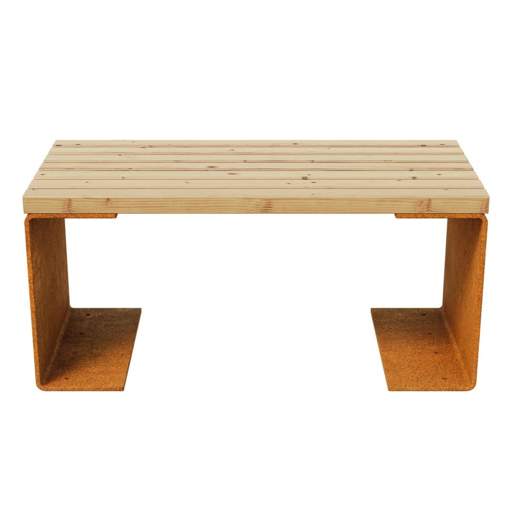 ławki ogrodowe drewniane corten, Natural Home Decor