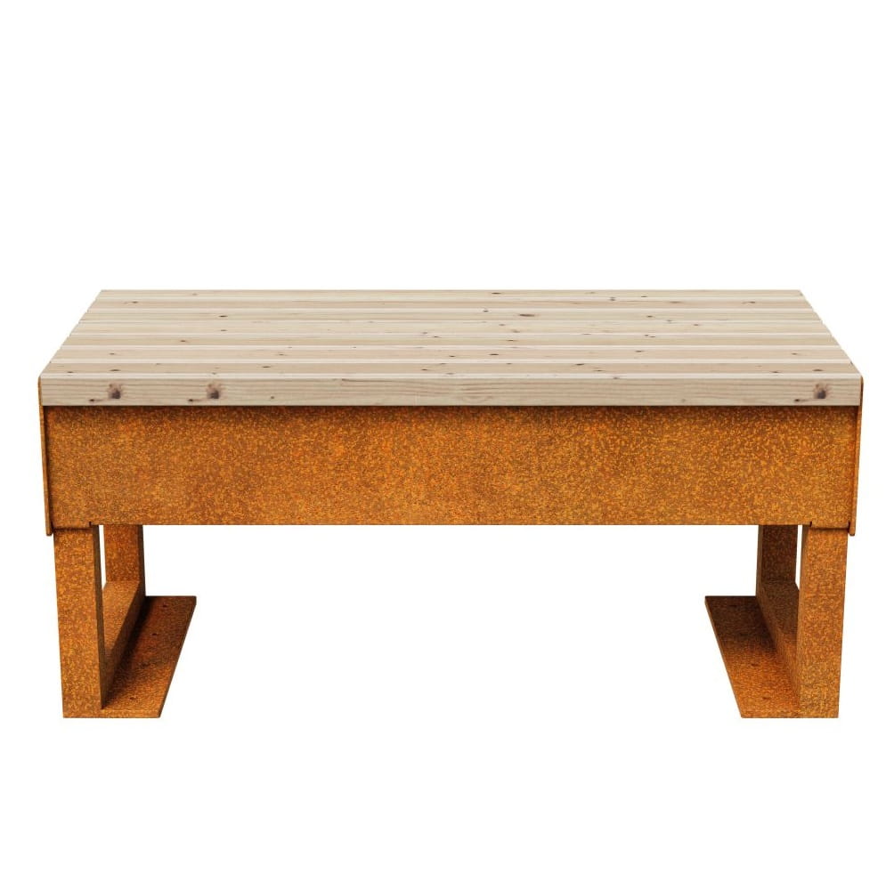 ławki ogrodowe drewniane corten, Natural Home Decor