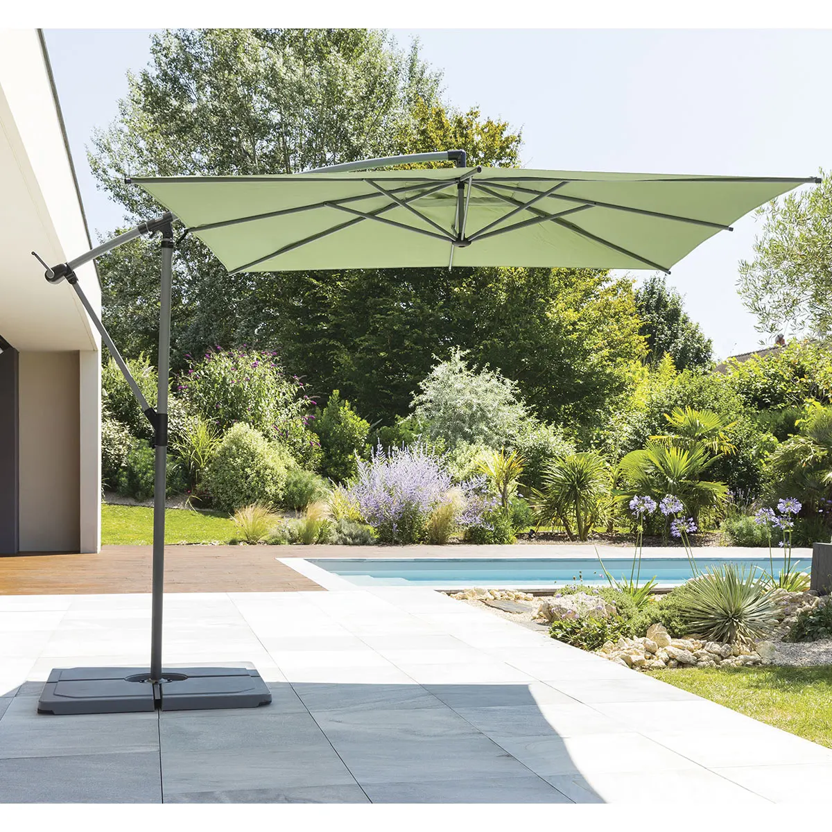 parasol ogrodowy boczny Hesperide, sklep natural home decor