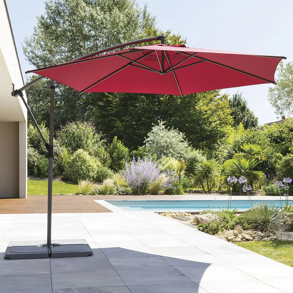 parasol ogrodowy boczny Hesperide, sklep natural home decor