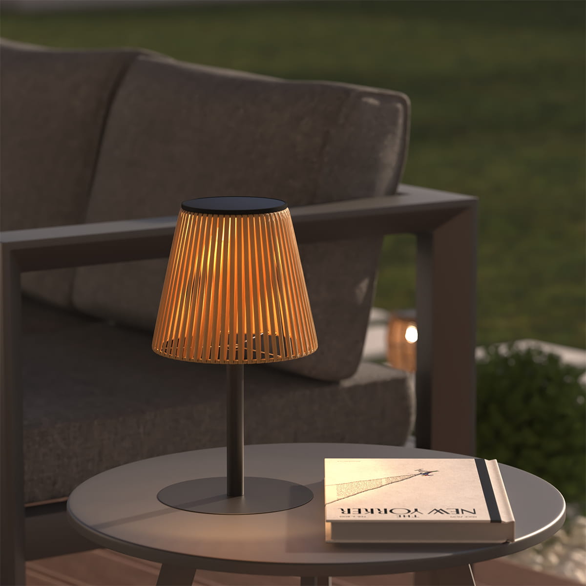 lampa stołowa zewnętrzna Atmosphera, natural home decor