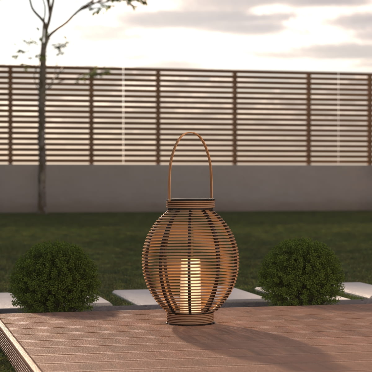 lampiony solarne do ogrodu Atmosphera, natural home decor