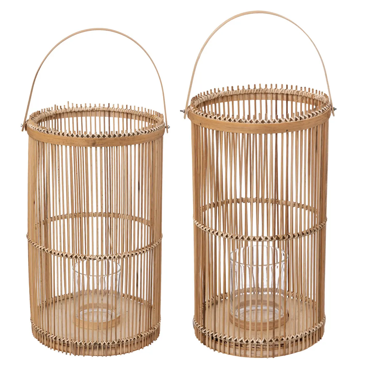 lampiony bambusowe, natural home decor