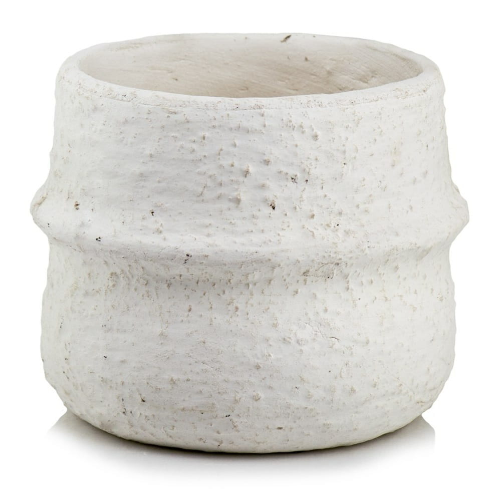 osłonka doniczki kremowa, natural home decor