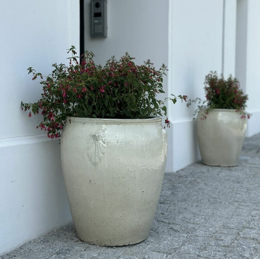 ceramiczna donica ogrodowa, natural home decor
