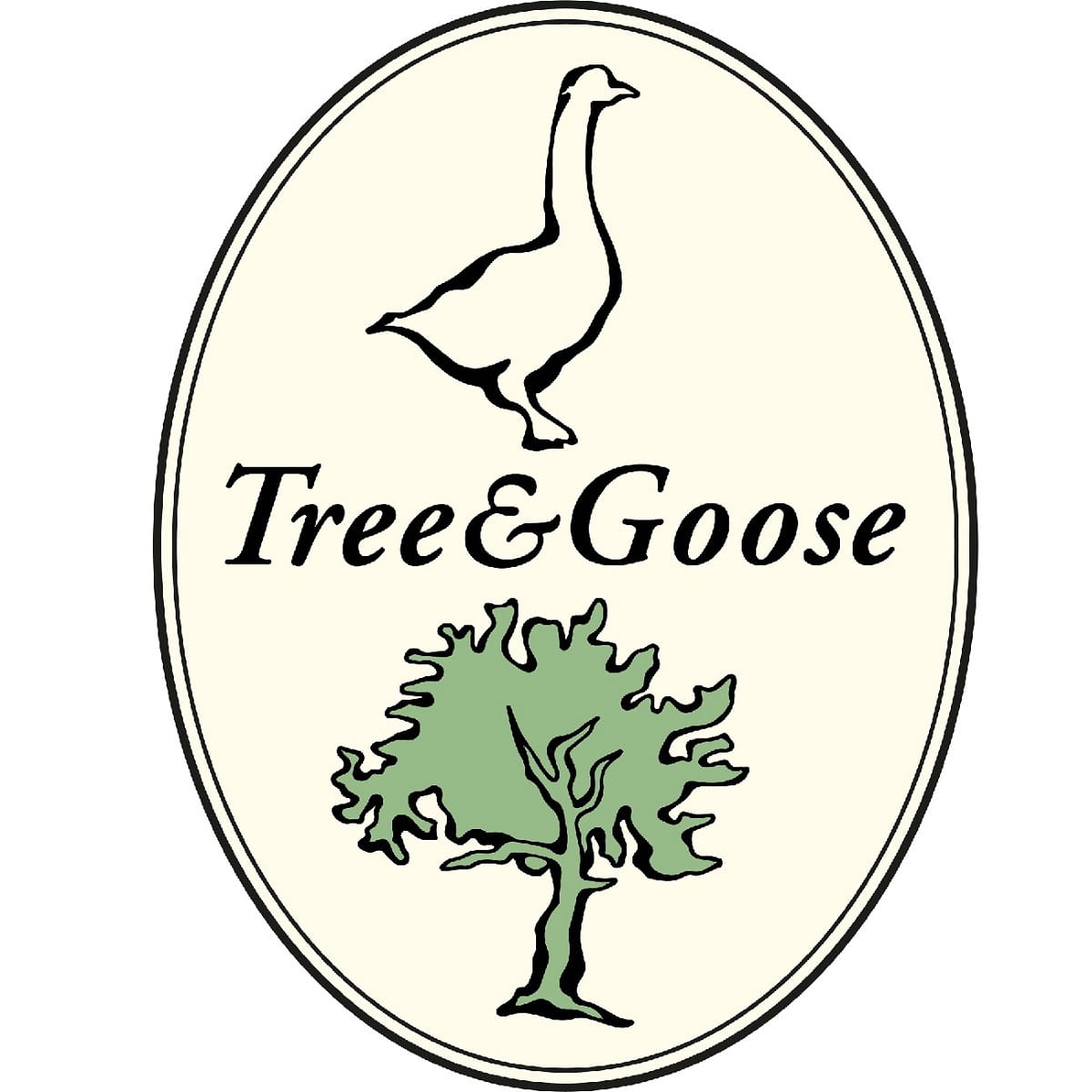 Notte Tree and Goose, naturalhomedecor