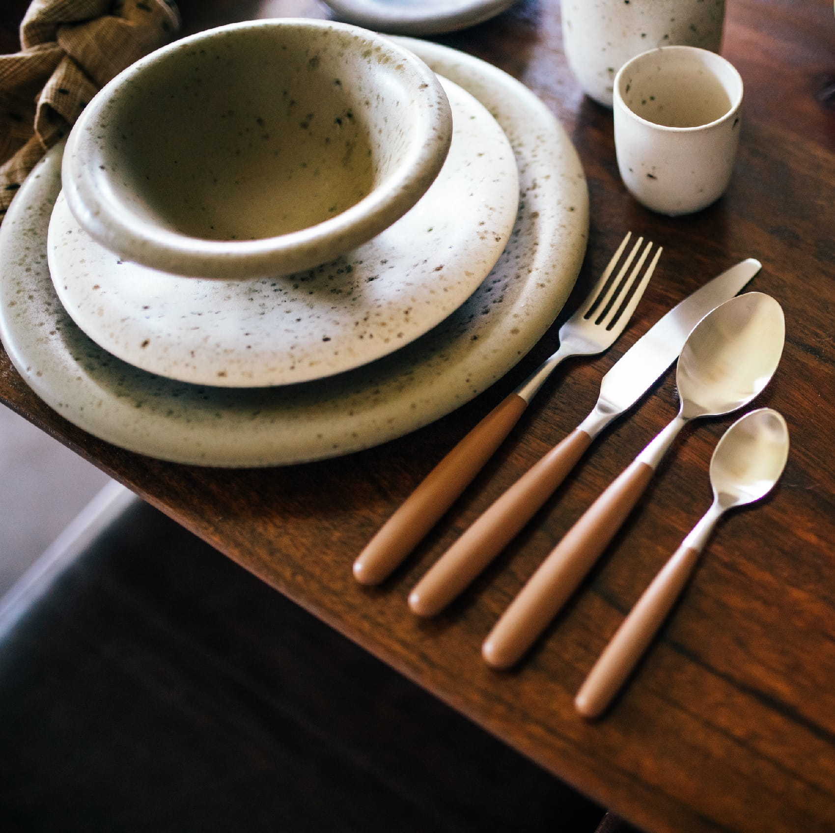 zestaw sztućców 4 osoby Pomax, Natural Home Decor