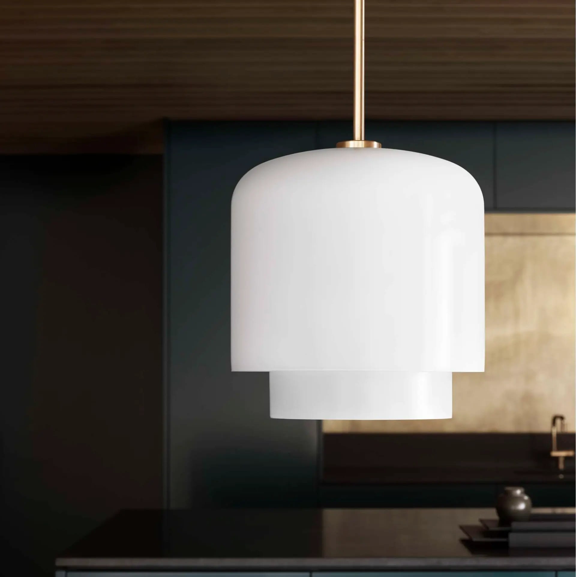 szklana lampa wisząca Please Wait to Be Seated, naturalhomedecor