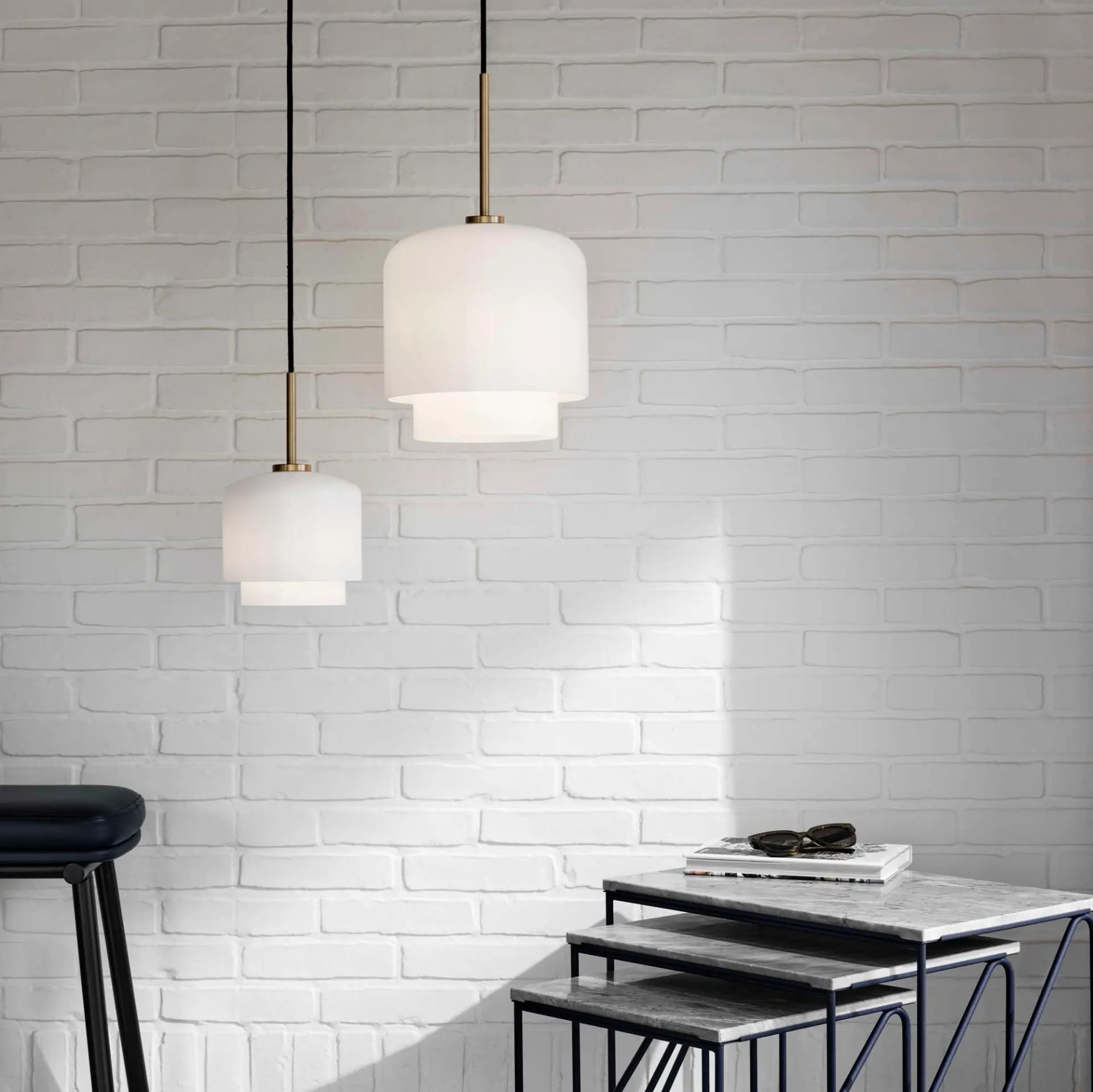 Szklana lampa wisząca Megumi PWTBS Natural Home Decor