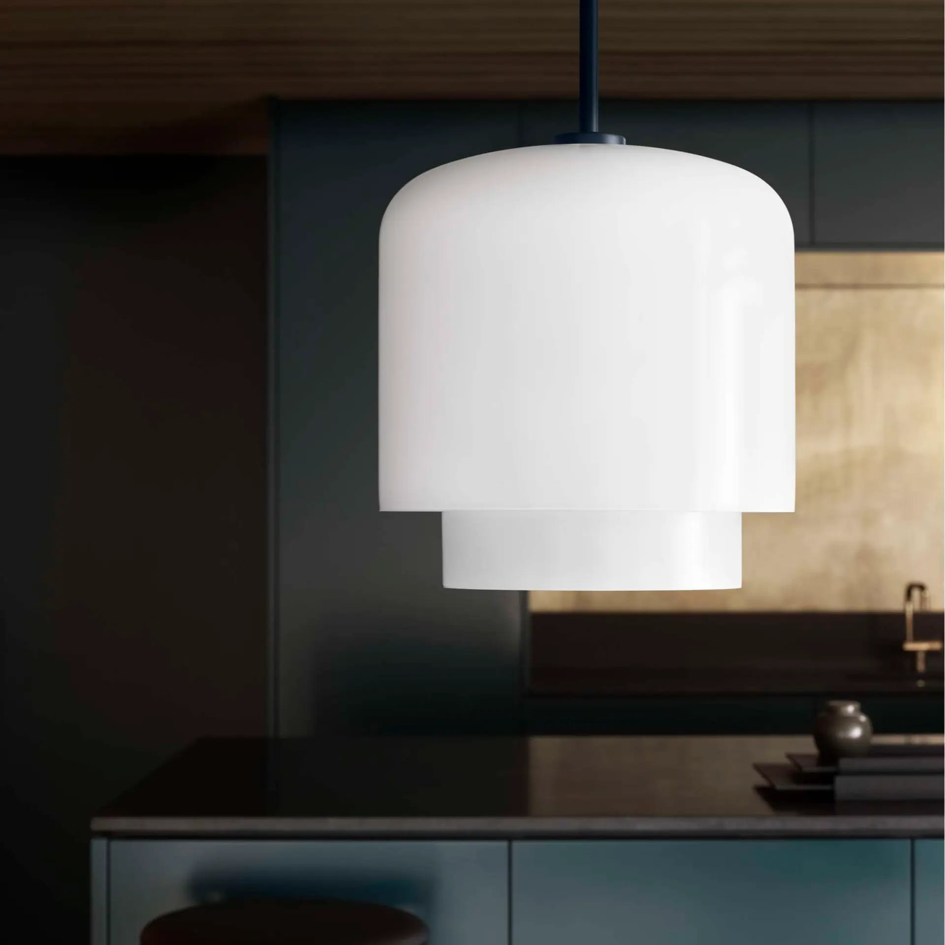 Szklana lampa wisząca Megumi PWTBS Natural Home Decor