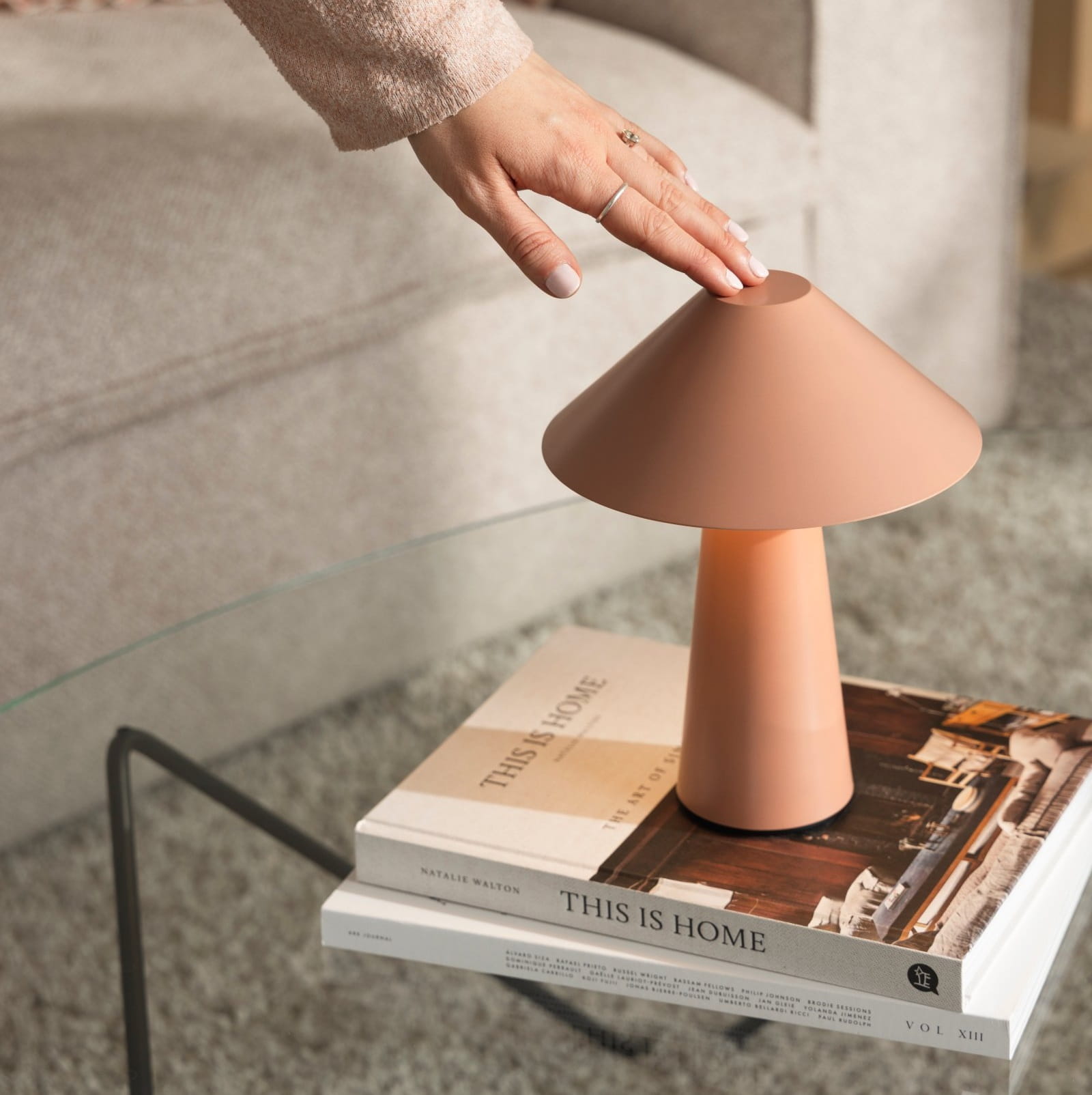 Globen Lighting Cannes Portable przenośna, Natural Home Decor