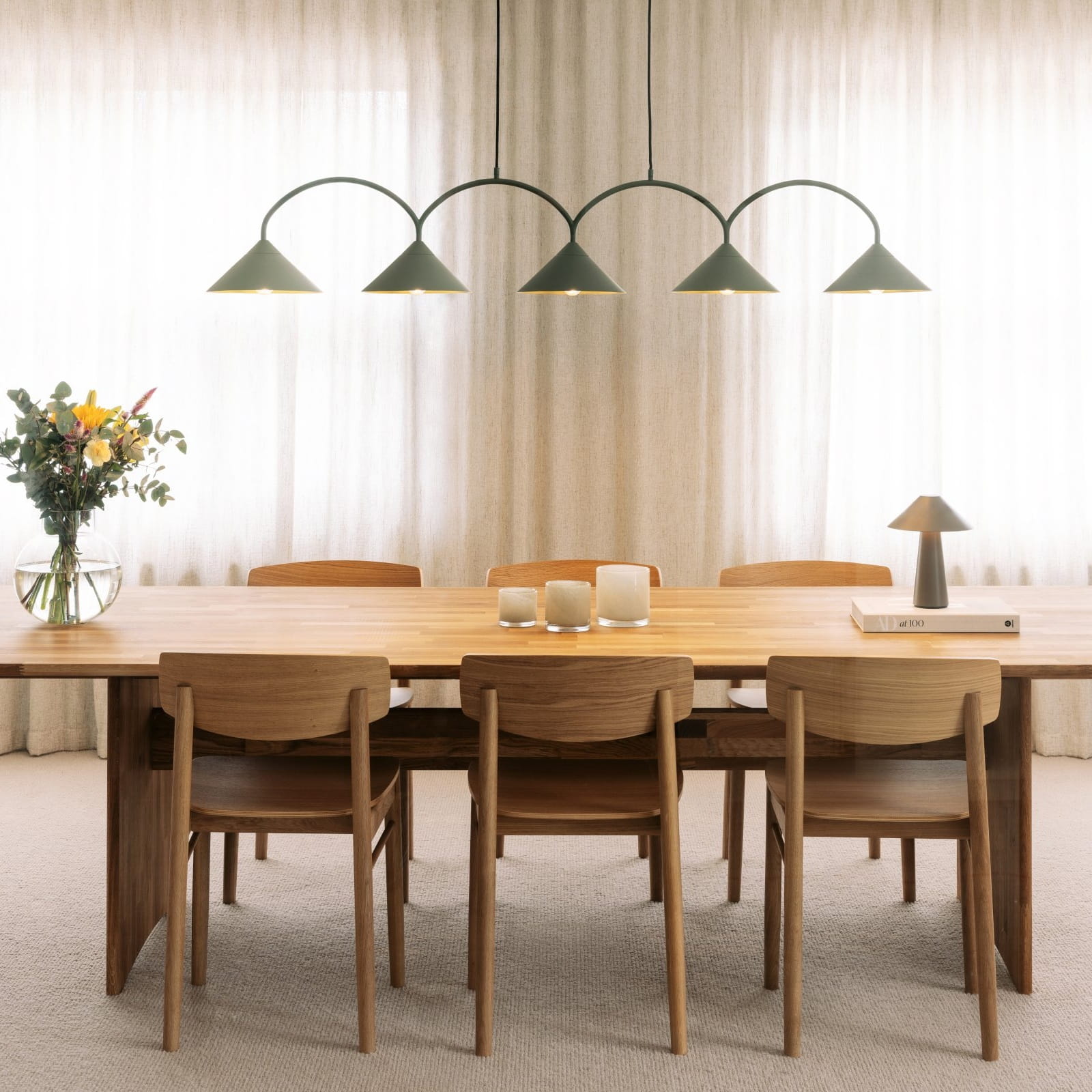 Globen Lighting Curve, Natural Home Decor