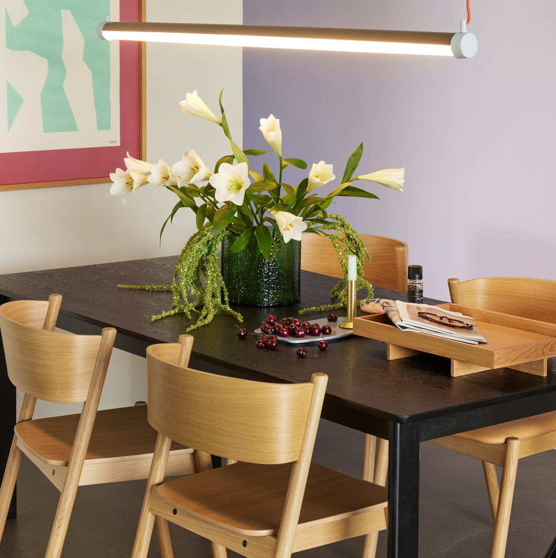 Hubsch Oblique, Natural Home Decor