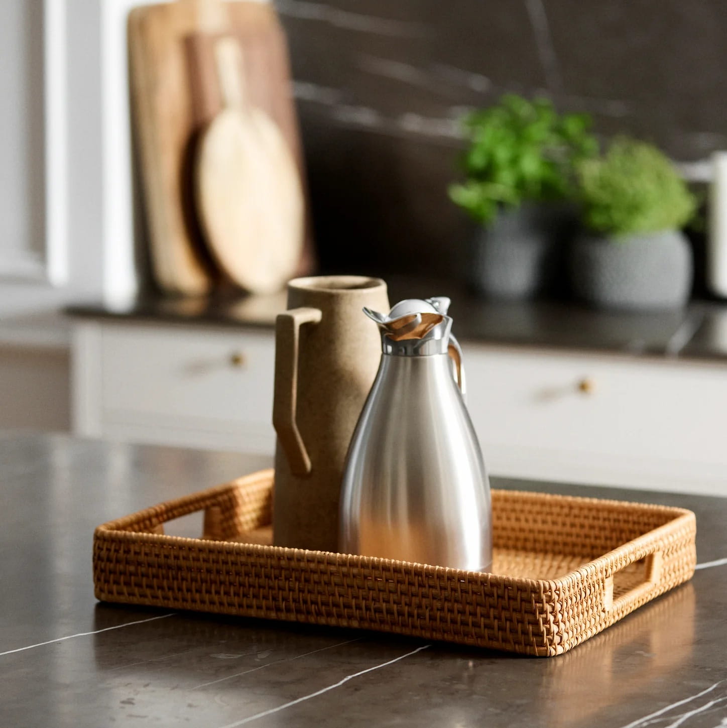 Taca rattanowa Nordal Natural Home Decor