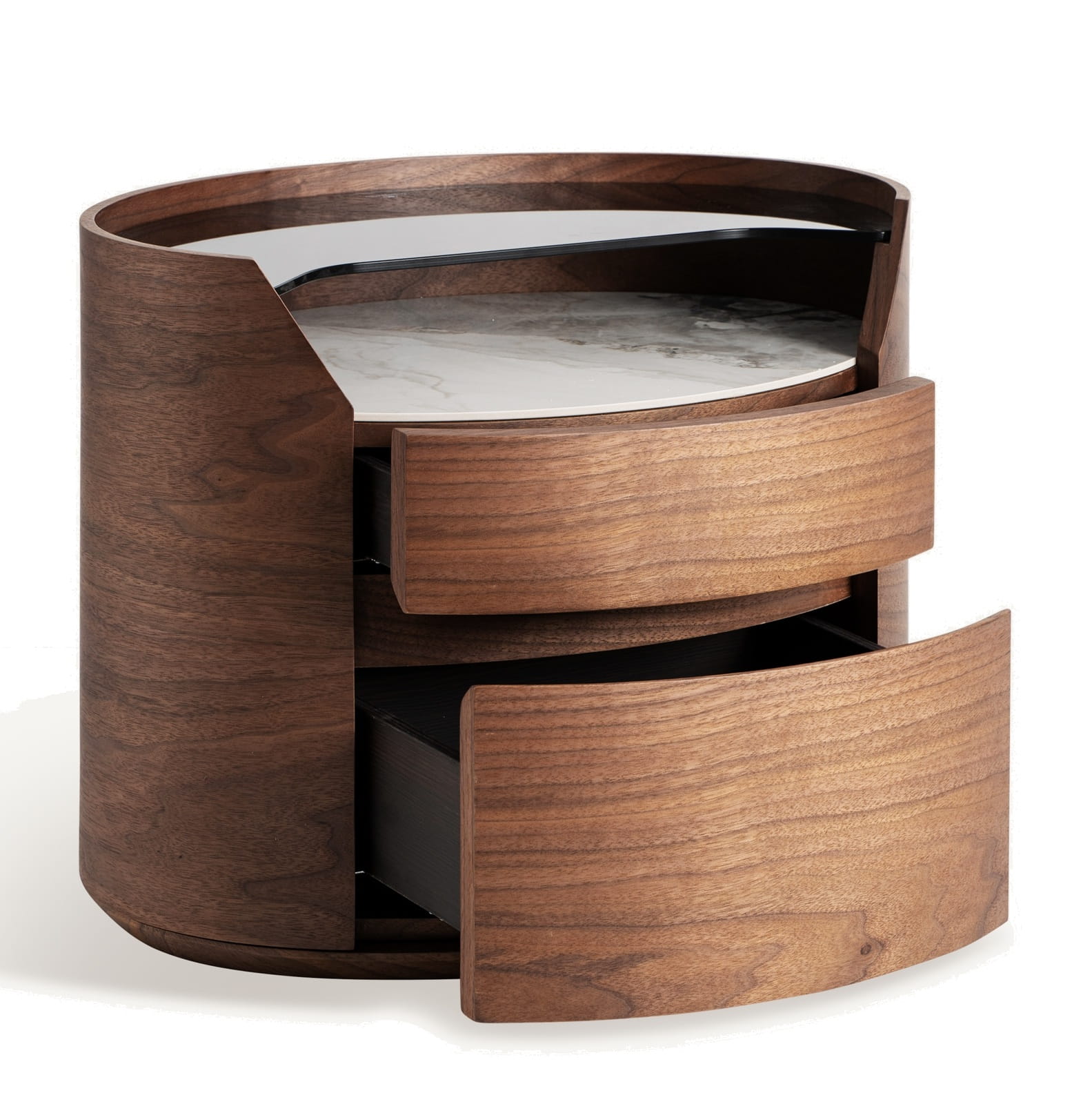 stolik nocny z szufladami Vical, naturalhomedecor