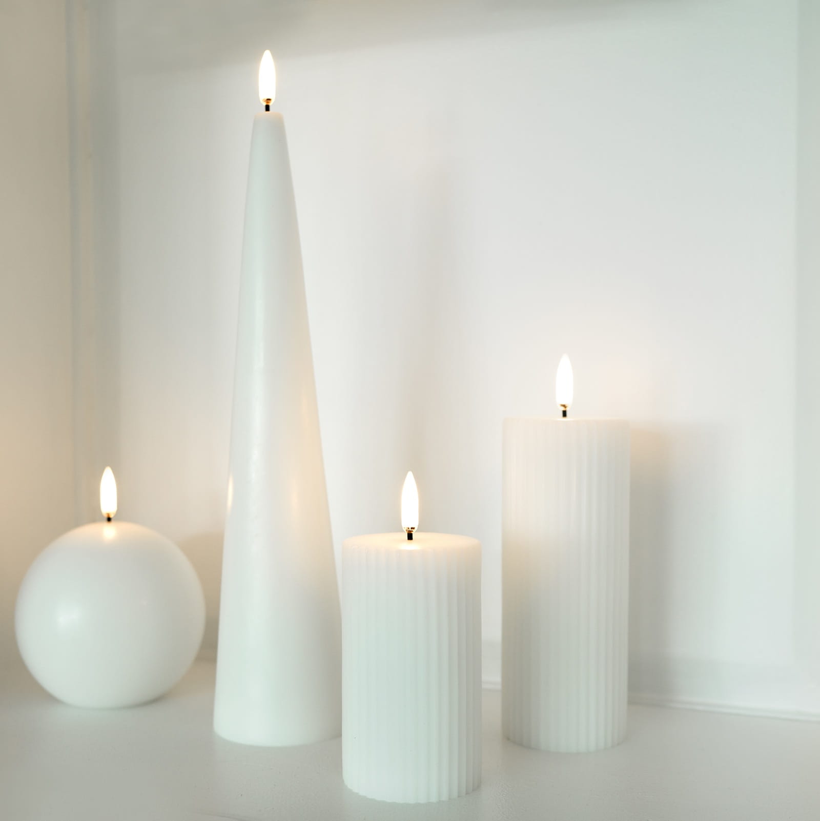 świeca led na pilota, natural home decor