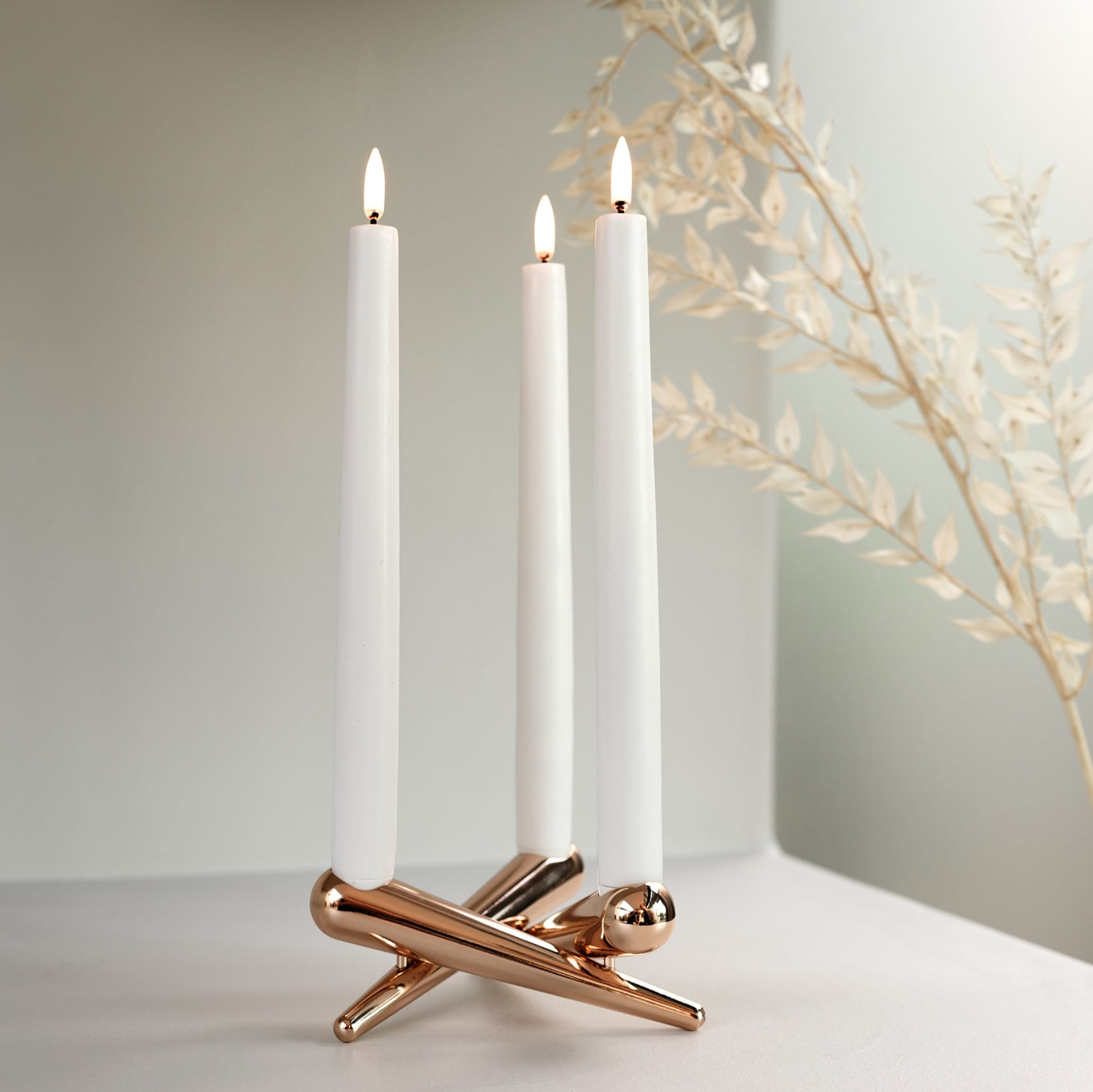 elegancki świecznik, Natural Home Decor
