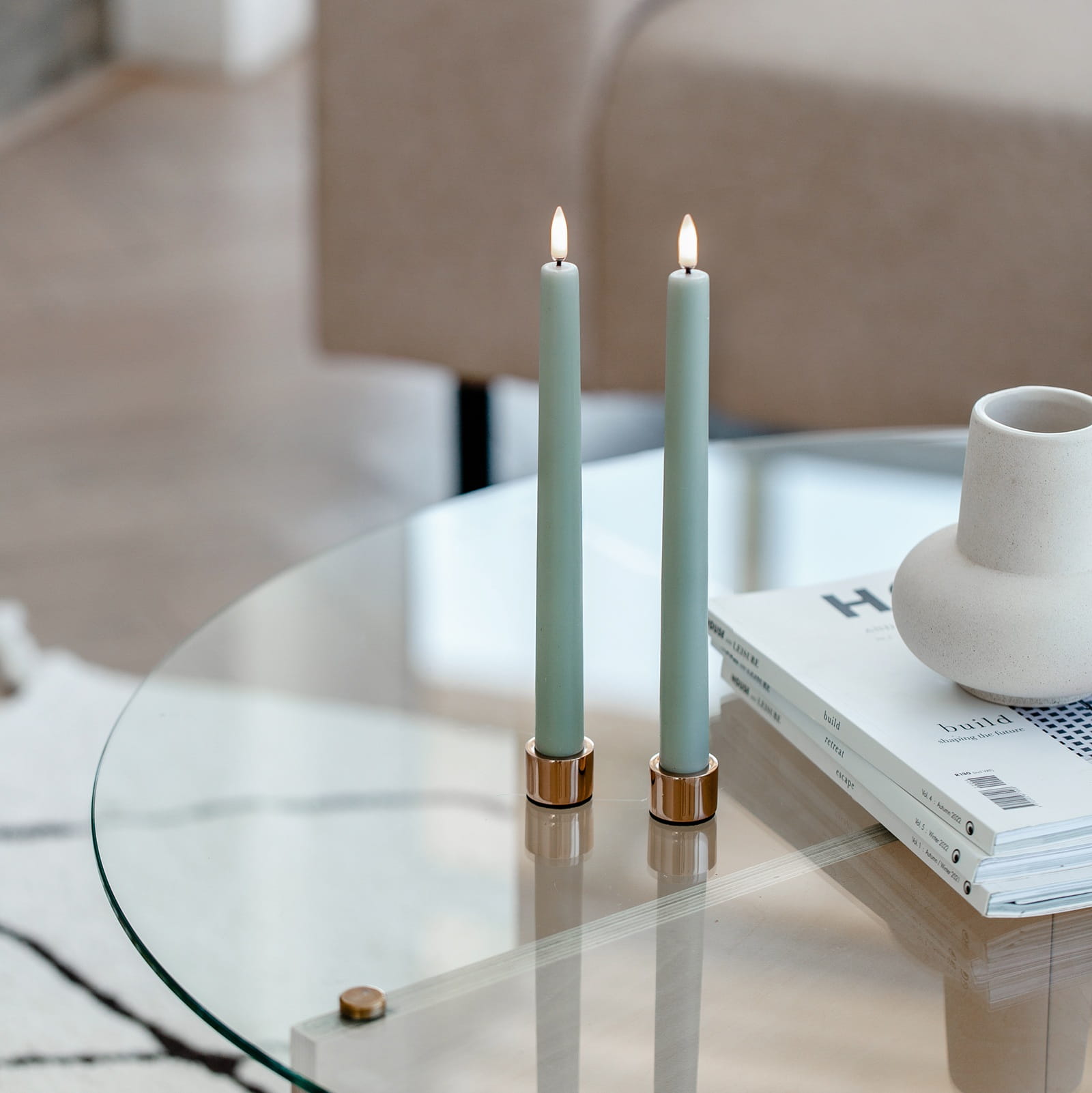 świecznik minimalistyczny, Natural Home Decor