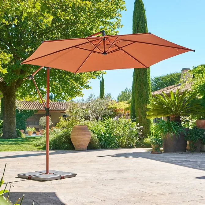 parasol ogrodowy boczny Hesperide, sklep natural home decor