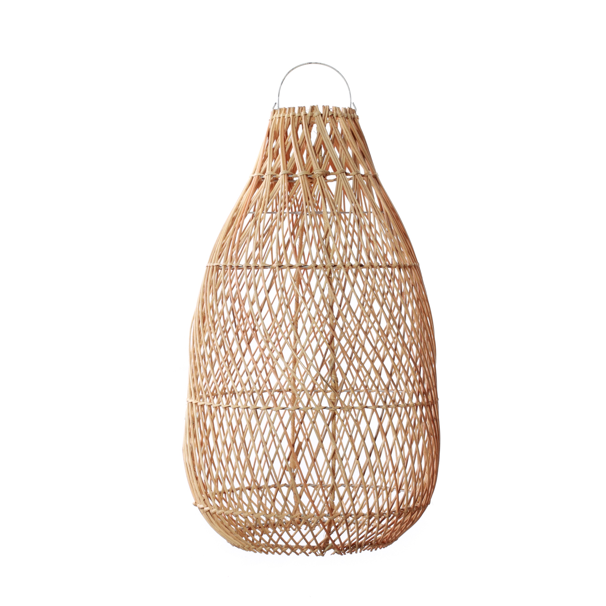Bazar Bizar Kendi, abażur rattanowy, Natural Home Decor