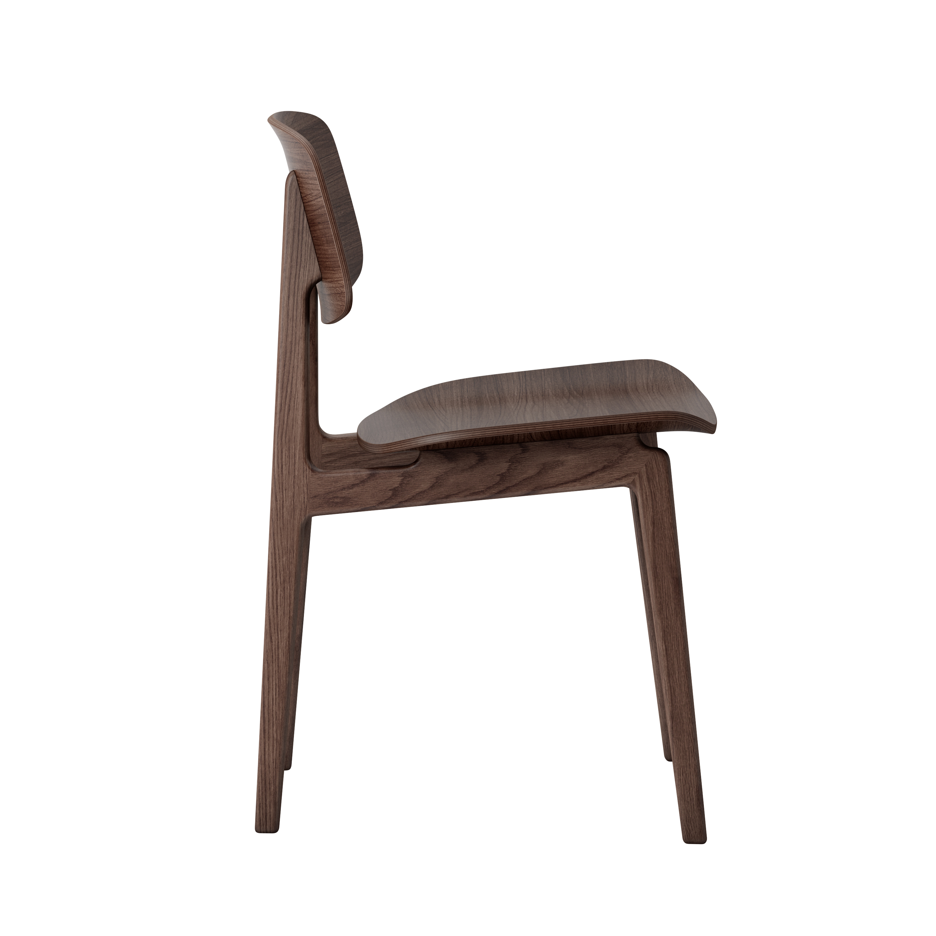 Krzesło drewniane brązowe NY11 Norr11 Natural Home Decor