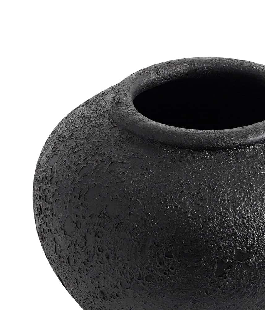 Wazon dekoracyjny czarny Muubs Natural Home Decor