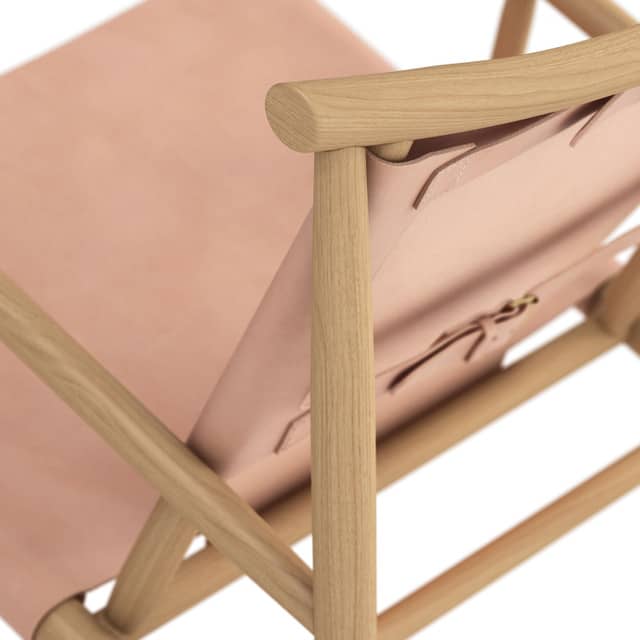 Fotel do salonu Samurai Norr Natural Home Decor