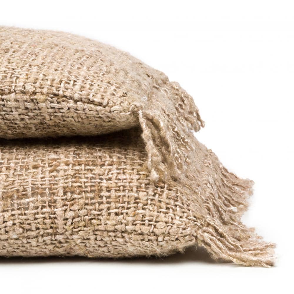 Poduszka dekoracyjna 30x50 kremowa Natural Home Decor