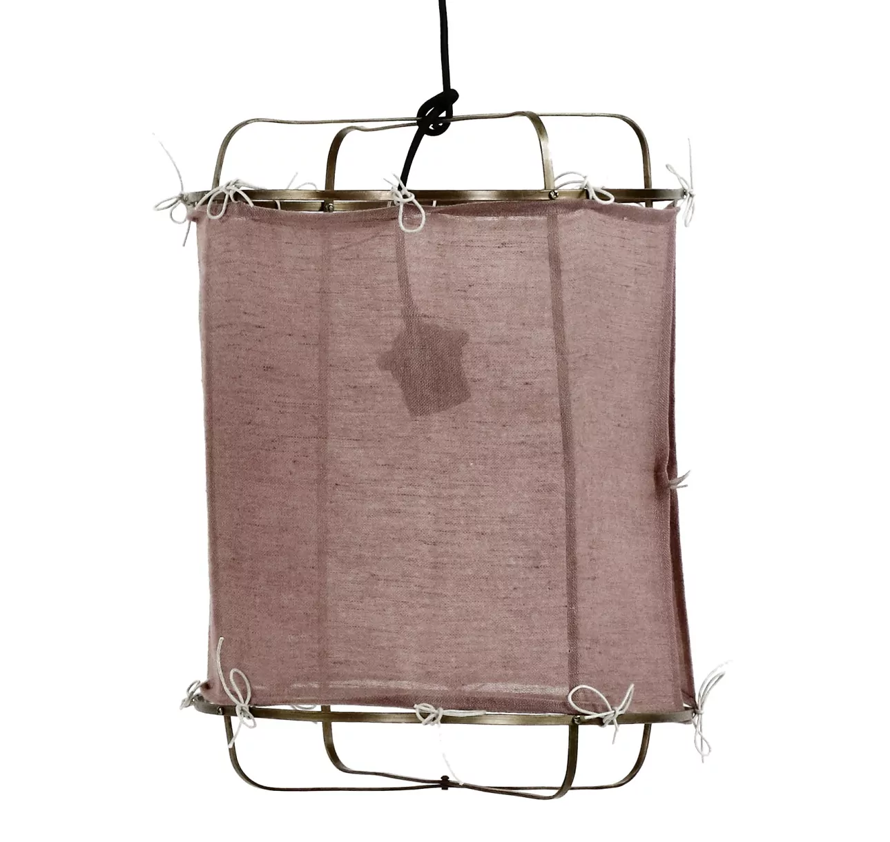 Lampa sufitowa w stylu japońskim lawendowy Natural Home Decor