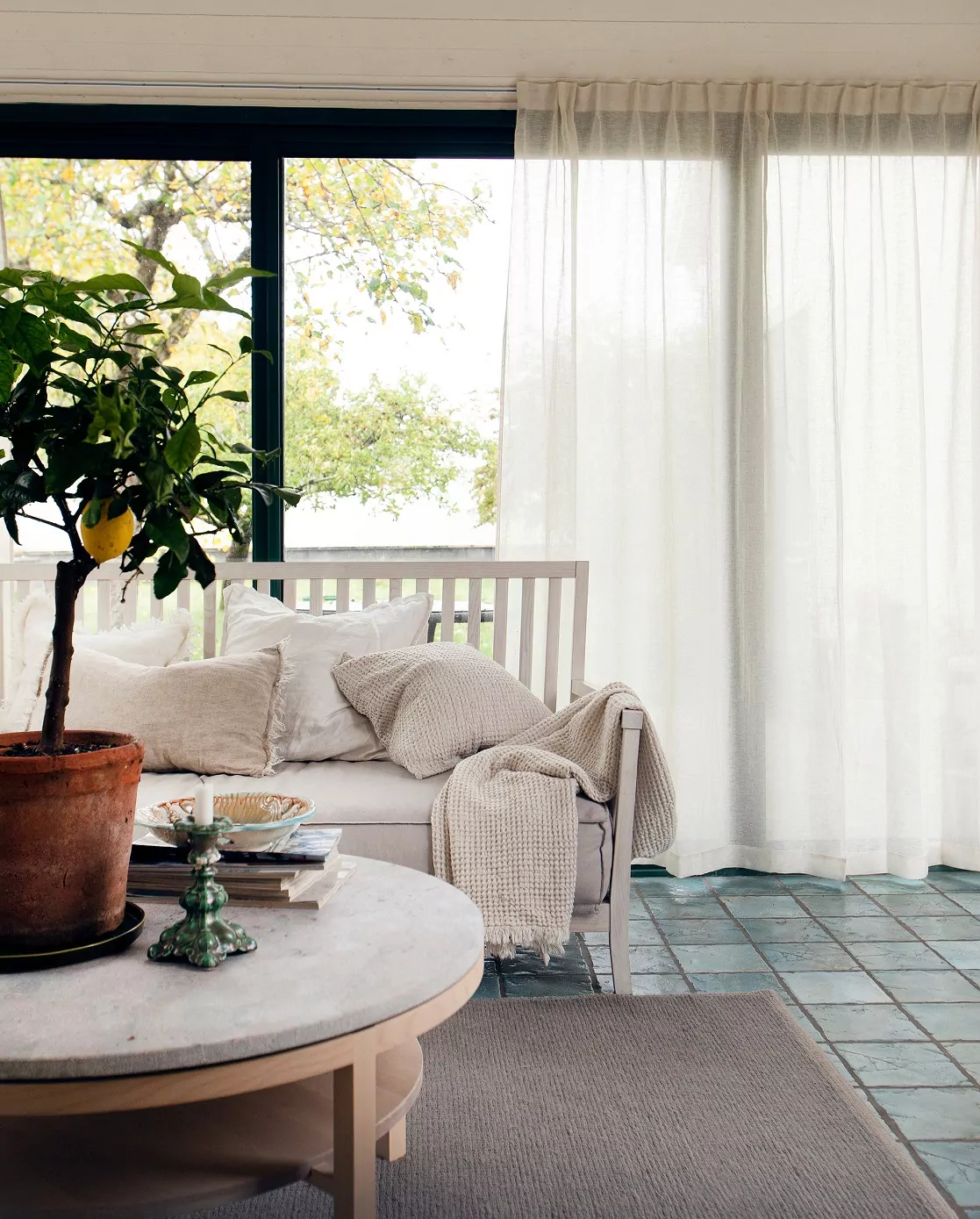 Eleganckie firany z woalu Natural Home Decor