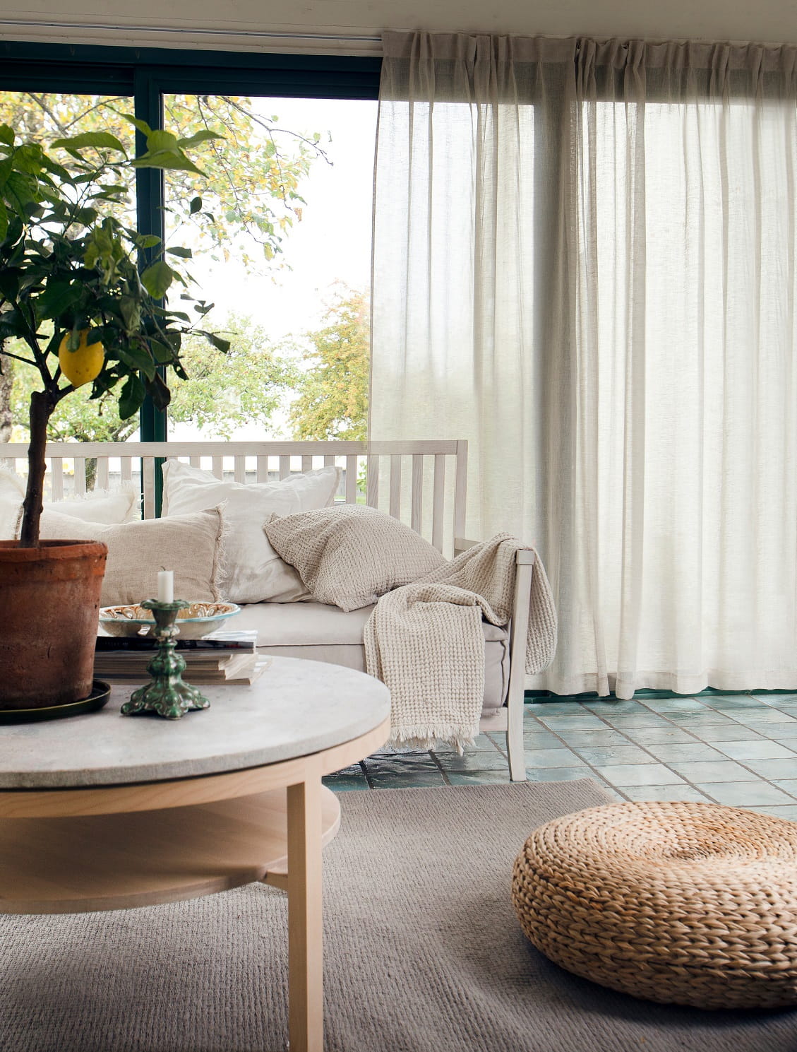 Eleganckie firany z woalu Natural Home Decor