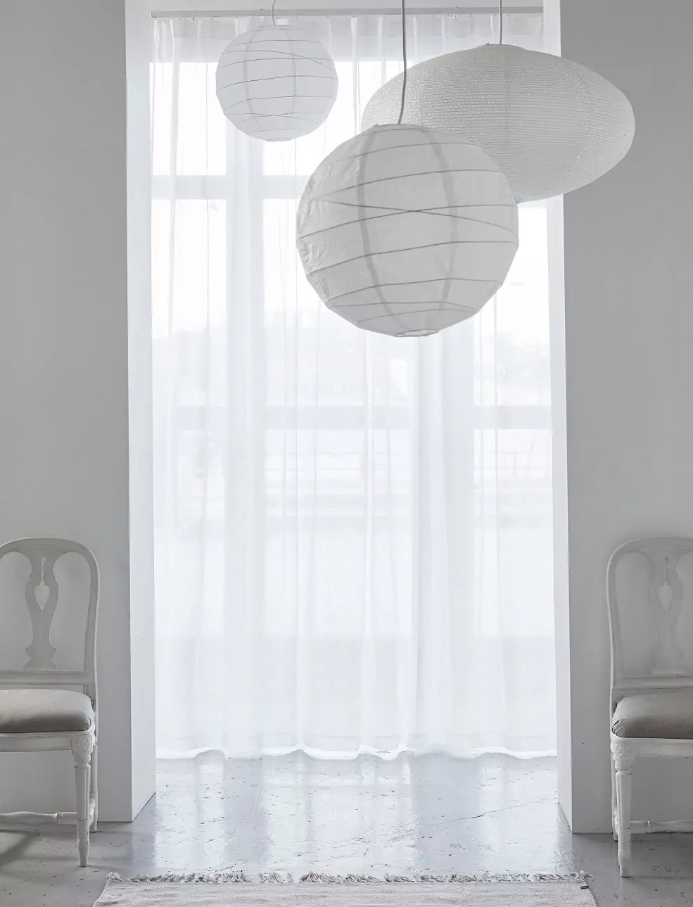 Eleganckie firany z woalu Natural Home Decor