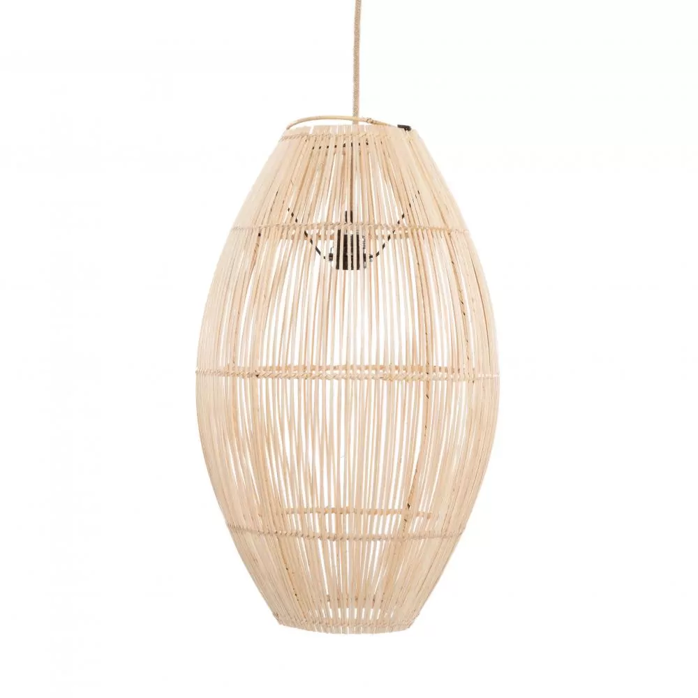 Klosz do lampy wiszacej z rattanu Natural Home Decor Bazar Bizar