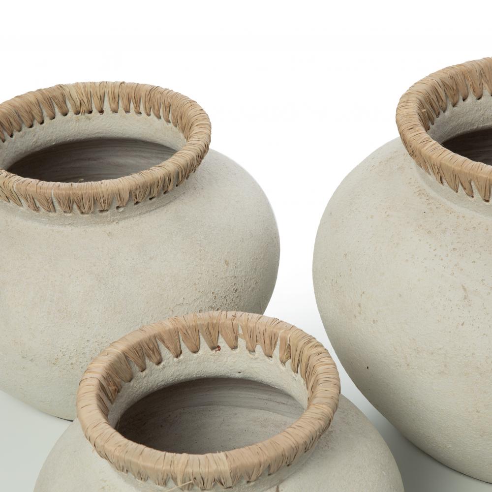 Szara osłoka na doniczkę boho Natural Home Decor Bazar Bizar