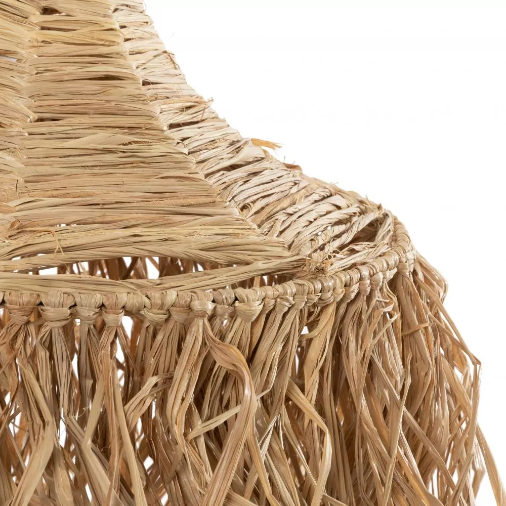 Abażur do lampy z rattanu i rafii Natural Home Deco