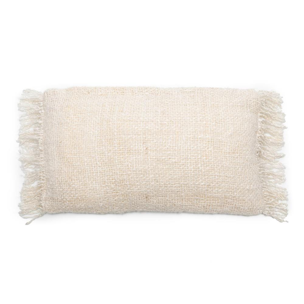 Poduszka dekoracyjna 30x50 kremowa Natural Home Decor