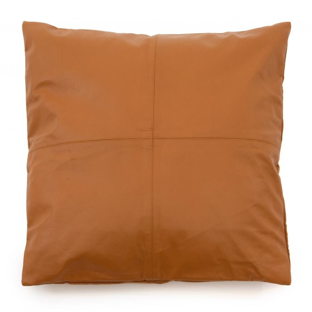 Skórzana poduszka do salonu Natural Home Decor