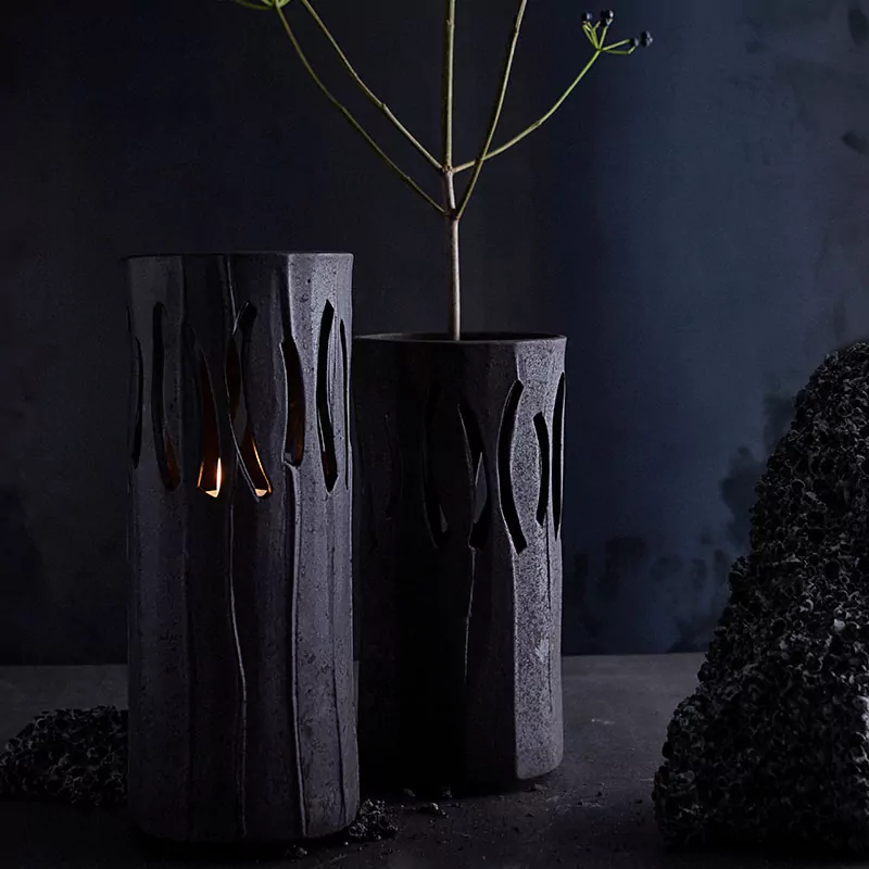 Lampion ceramiczny Gaia Muubs Natural Home Decor