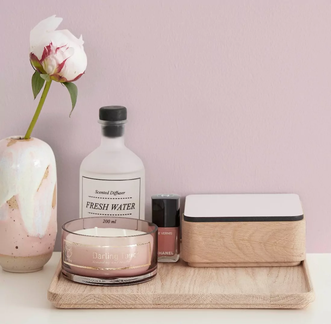 Drewniane pudełko na kosmetyki Natural Home Decor