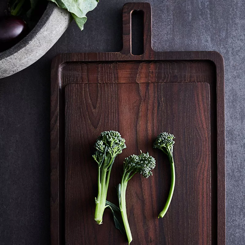 Deska do krojenia z rowkami Yami Muubs Natural Home Decor
