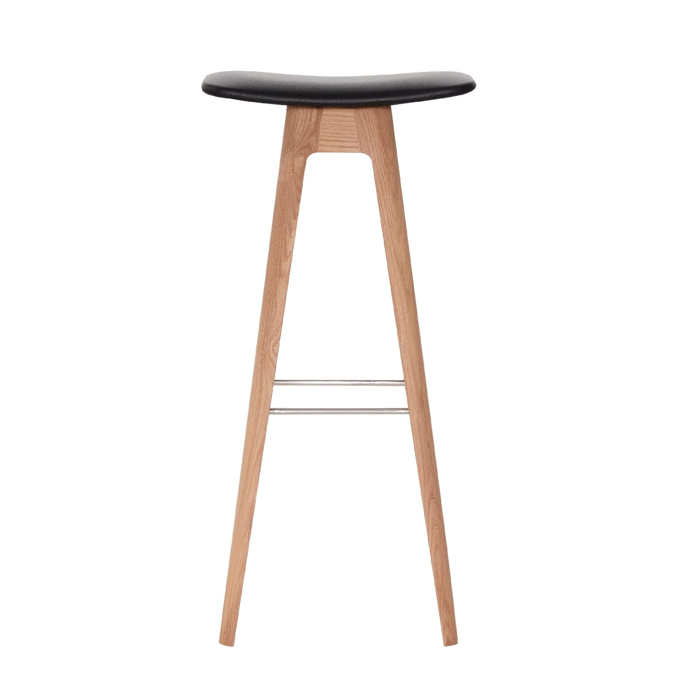 Hoker kuchenny tapicerowany czarny Natural Home Decor