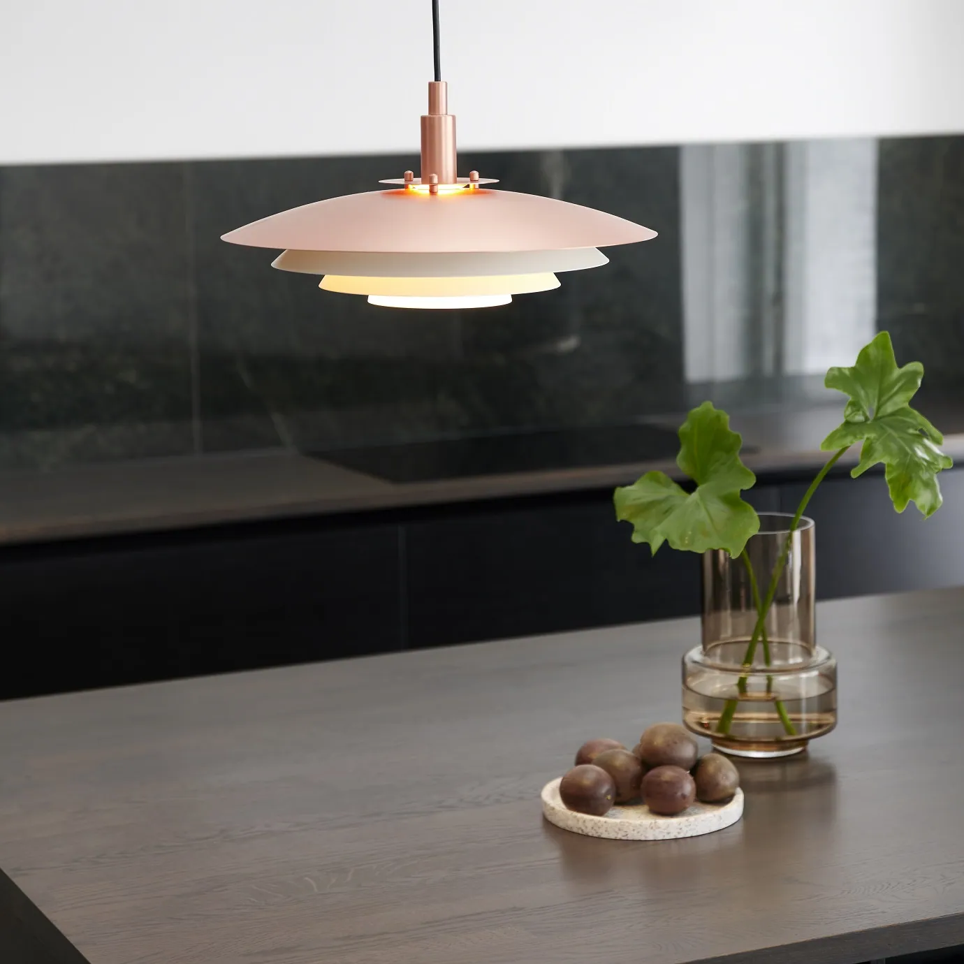 Lampa sufitowa dekoracyjna miedziana Bretagne Nordlux Natural Home Decor