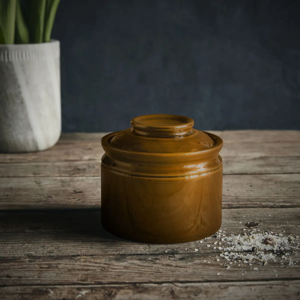 Pojemnik ceramiczny z pokrywką Nicolas Vahe Natural Home Decor