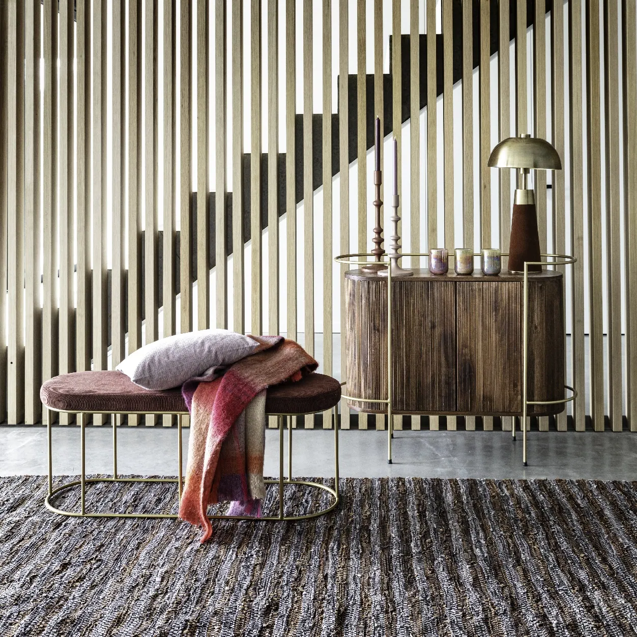 Dywan ze skóry recyklingowanej Ceylon Natural Home Decor