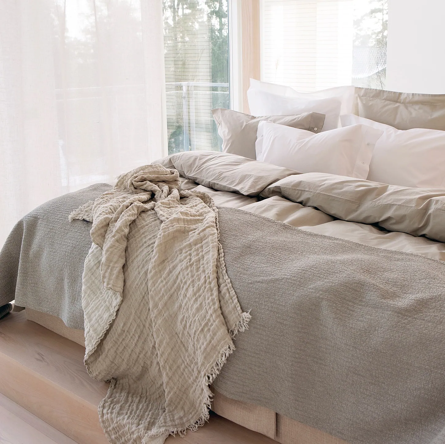 Pled na łóżko pled na sofę Hannelin Natural Home Decor