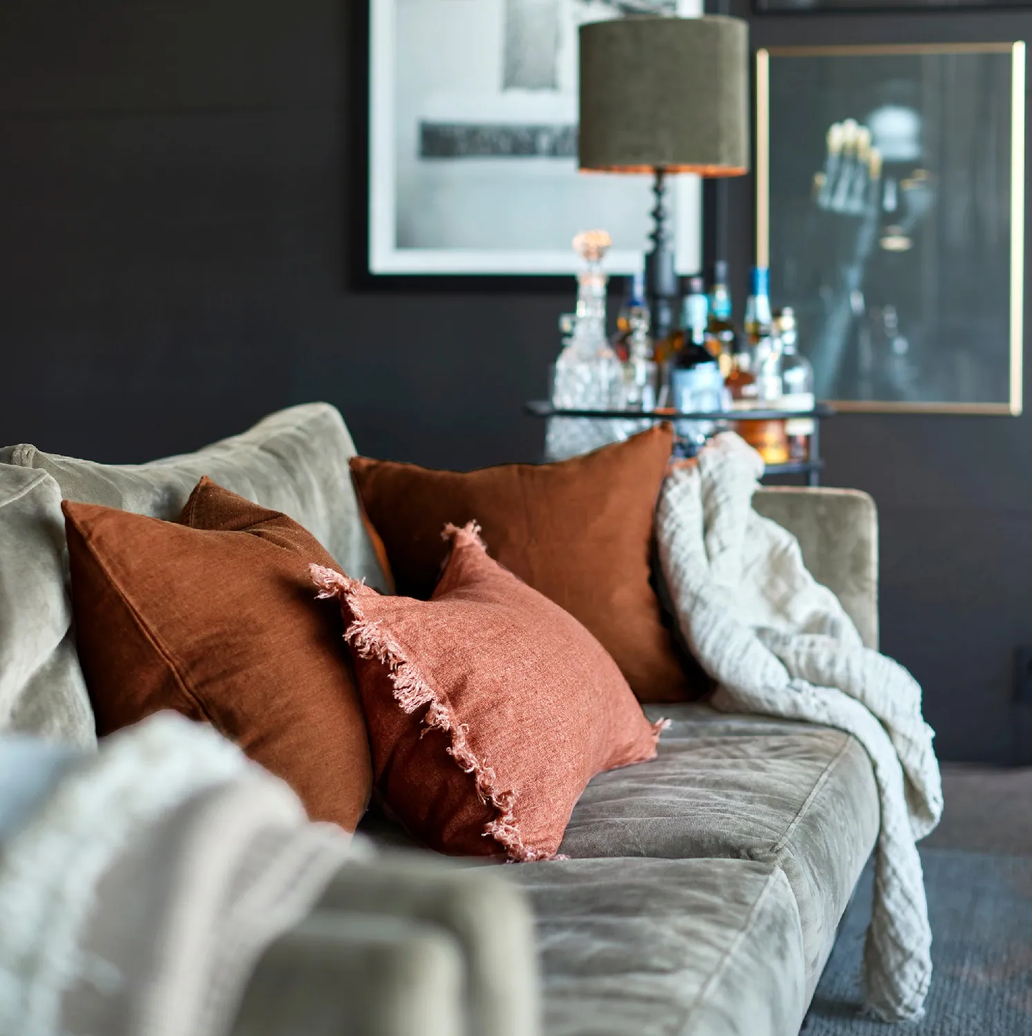 Pled na łóżko pled na sofę Hannelin Natural Home Decor