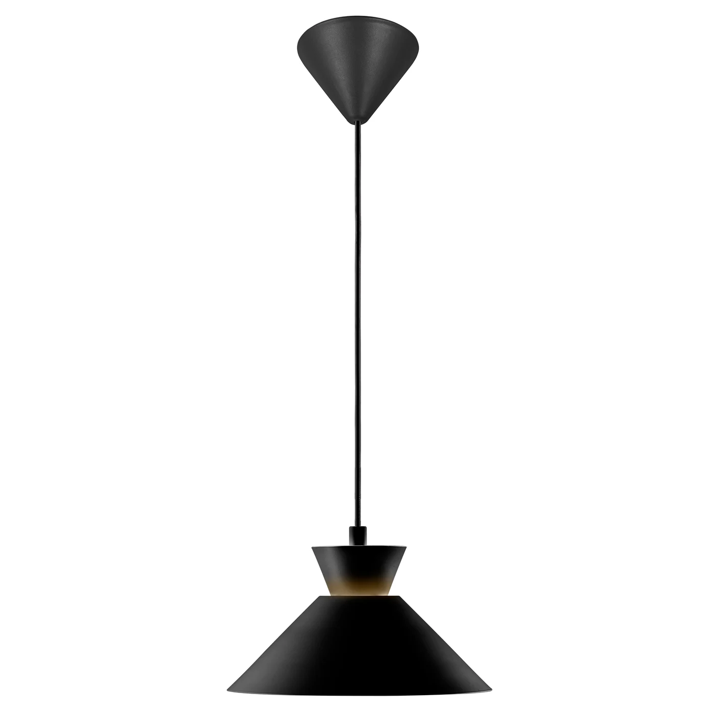 Czarna lampa nad stół Dial Nordlux czarna Natural Home Decor